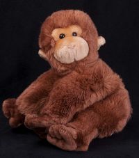 Gund Monkey PEANUT 1985 Brown Monkey Plush Stuffed Animal